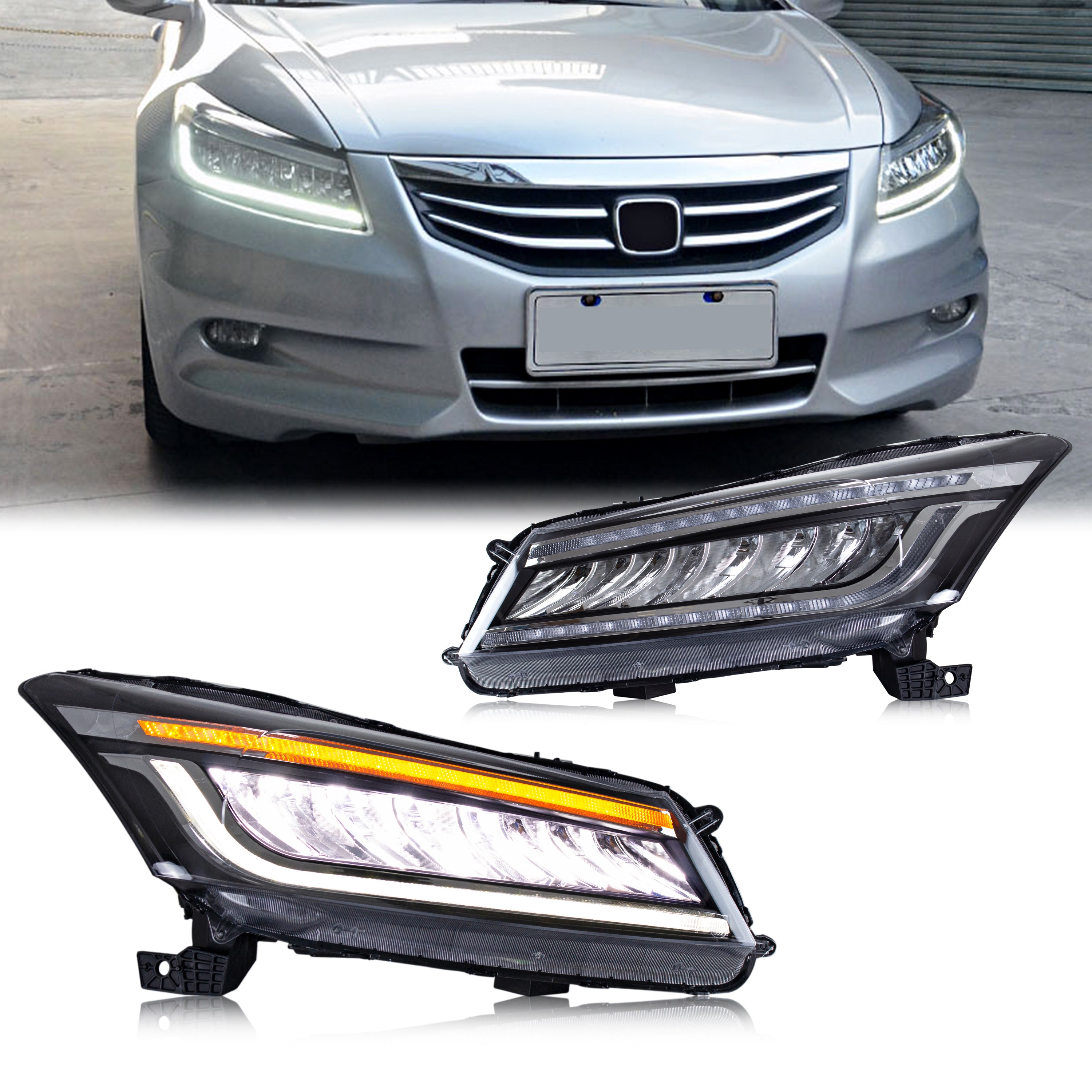 LED Touring Headlights for Honda Accord 8th Gen 20082012 Inginuity Time