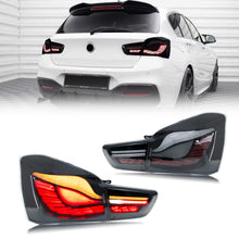 Load image into Gallery viewer, inginuity time LED GTS Tail Lights for BMW F20 F21 1-Series 2015-2019 Hatchback Start-up Animation Sequential Turn Signal Smoked Rear Lamps Assembly