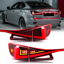 Load image into Gallery viewer, inginuity time LED Tail Lights & Middle Lamp for Lexus IS250 IS350 ISF 2006-2013 Red Start-up Animation Sequential Turn Signal Facelift Rear Lamps Assembly Accessary…