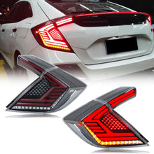 Load image into Gallery viewer, inginuity time LED Tail Lights for Honda Civic Hatchback 2016-2021 10th Gen Type-R Clear Start-up Animation Sequential Turn Signal Rear Lamps Assembly