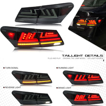 Load image into Gallery viewer, inginuity time LED Tail Lights for Lexus ES350 5th GEN 2007-2012 Sequential Signal Start-up Animation Rear Lamps