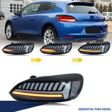 Load image into Gallery viewer, inginuity time LED Tail Lights for Volkswagen VW Scirocco 3 TSI TDI R 2009-2014 Start-up Animation Sequential Turn Signal Rear Lamps Assembly