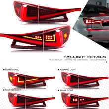 Load image into Gallery viewer, inginuity time LED Tail Lights & Middle Lamp for Lexus IS250 IS350 ISF 2006-2013 Red Start-up Animation Sequential Turn Signal Facelift Rear Lamps Assembly Accessary…