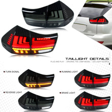 Load image into Gallery viewer, inginuity time LED Tail Lights For Lexus RX350 RX330 2004-2009 With Sequential Indicator Rear Lamp Assembly