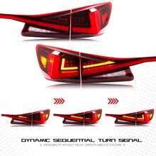 Load image into Gallery viewer, inginuity time LED Tail Lights & Middle Lamp for Lexus IS250 IS350 ISF 2006-2013 Red Start-up Animation Sequential Turn Signal Facelift Rear Lamps Assembly Accessary…