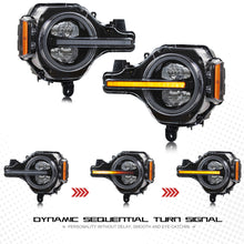 Cargar imagen en el visor de la galería, inginuity time LED Headlights for Ford Bronco 2020-2023 Start up Animation Sequential Indicator Front Lamps Assembly