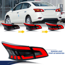 Load image into Gallery viewer, inginuity time LED Tail Lights for Nissan Sentra Sylphy Nismo 2013-2019 B17 Start-up Animation Sequential Turn Signal Rear Lamps Assembly
