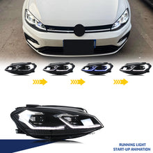 画像をギャラリービューアに読み込む, inginuity time LED Headlights for Volkswagen VW Golf 7 MK VII 2018-2020 Start-up Animation Sequential Turn Signal Front Lamps Assembly