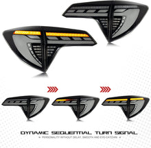 Load image into Gallery viewer, inginuity time LED Tail Lights for Honda HR-V HRV 2016-2022 Start-up Animation Sequential Turn Signal Black Rear Lamps Assembly Accessary