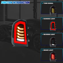 Load image into Gallery viewer, inginuity time LED Tail Lights for Chrysler 300 300C 300S 2015-2025 Start-up Animation Sequential Turn Signal Rear Lamps Assembly