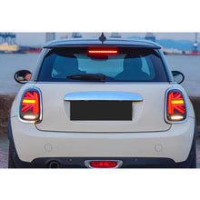 Load image into Gallery viewer, inginuity time LED Tail Lights for BMW Mini Cooper F55 F56 F57 2014-2023 S Sequential Turn Signal Union Jack Black Rear Lamps Assembly