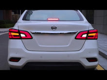 Load and play video in Gallery viewer, inginuity time LED Tail Lights for Nissan Sentra Sylphy Nismo 2013-2019 B17 Start-up Animation Sequential Turn Signal Rear Lamps Assembly