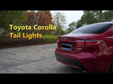 Load and play video in Gallery viewer, inginuity time LED Porsche Tail Lights &amp; Center Lamp for Toyota Corolla E210 12th Gen 2020-2024 Sedan Start-up Animation Sequential Signal Rear Lamps Middle Light Accessary

