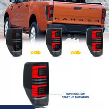Load image into Gallery viewer, inginuity time LED Tail Lights for Ford Ranger T7 PX MK1 MK2 2012-2021 Start-up Animation Sequential Turn Signal Rear Lamps Assembly
