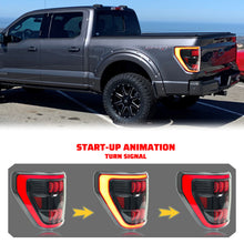 Load image into Gallery viewer, inginuity time LED Tail Lights for Ford F150 F-150 2021 2022 2023 XLT Raptor Lariat Kingranch Compatible with Blind Spot Monitor System
