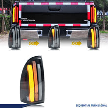 Load image into Gallery viewer, inginuity time LED Tail Lights for Toyota Tacoma 2005-2015 SR5 TRD Start-up Animation Sequential Turn Signal Rear Lamps Assembly