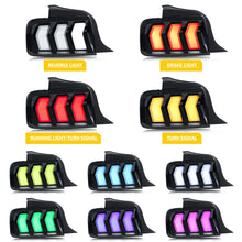 Load image into Gallery viewer, inginuity time LED S650 Tail Lights for Ford Mustang S-197 5th Gen 2005-2009 Start-up Animation Seqential Turn Signal Rear Lamps Assembly