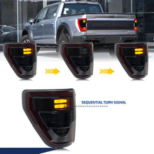 Load image into Gallery viewer, inginuity time LED Tail Lights for Ford F-150 XL STX P702 14th Gen  2021 2022 2023 Start-up Animation Sequential Turn Signal Rear Lamps Assembly
