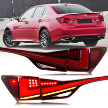 Load image into Gallery viewer, inginuity time LED Tail Lights with Trunk Light for Lexus GS350 GS200t GSF F-Sport 2013-2020 Rear Lamps Assembly