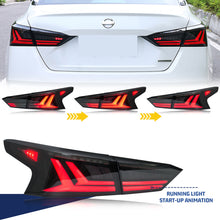 Load image into Gallery viewer, inginuity time LED Tail Lights for Nissan Altima 2019-2024 Start-up Animation Sequential Signal Rear Lamps Assembly