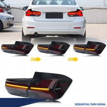 Load image into Gallery viewer, inginuity time LED G05 Tail Lights for BMW 3-Series F30 F80 M3 320i 328i 330i 335i 2013-2018 Black Rear Lamps Assembly