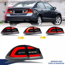 Load image into Gallery viewer, inginuity time LED Tail Lights for Honda Civic FD1 FD2 FD3 Type-R 8th Gen 2006-2011 Start-up Animation Sequential Turn Signal Rear Lamps Assembly
