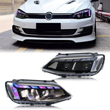 Load image into Gallery viewer, inginuity time LED RGB Audi Headlights for Volkswagen VW Jetta MK6 2011-2018 SE Color Change APP Control Start-up Animation Sequential Turn Signal Front Lamps Assembly