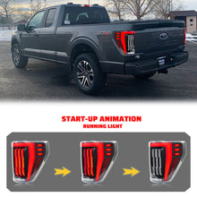Load image into Gallery viewer, inginuity time LED Tail Lights for Ford F150 2021 2022 2023 XL STX Start up Animation Rear Lamps Assembly