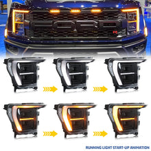 Load image into Gallery viewer, inginuity time Full LED Headlights for Ford F-150 F150 14th Gen P702 2021 2022 2023 500A 501A to 502A Start-up Animation Sequential Signal Front Lamps Assembly