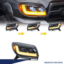Load image into Gallery viewer, inginuity time LED Headlights for Toyota 4Runner 2003-2009 SR5 TRD 4th Gen Start-up Animation Sequential Turn Signal Bi-Xenon Projector Front Lamps Assembly