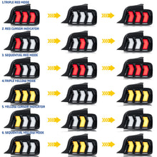 Load image into Gallery viewer, inginuity time LED S650 Tail Lights for Ford Mustang S-197 5th Gen 2005-2009 Start-up Animation Seqential Turn Signal Rear Lamps Assembly