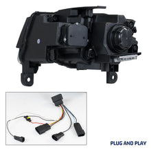 Load image into Gallery viewer, inginuity time LED Blackout Headlights for Jeep Grand Cherokee WK2 4th Gen 2014-2021 Start-up Animation Sequential Signal Front Lamps Assembly