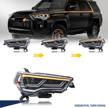 画像をギャラリービューアに読み込む, inginuity time LED Headlights for Toyota 4Runner 2014-2025 SR5 TRD 5th Gen Start-up Animation Sequential Turn Signal Bi-Xenon Projector Front Lamps Assembly
