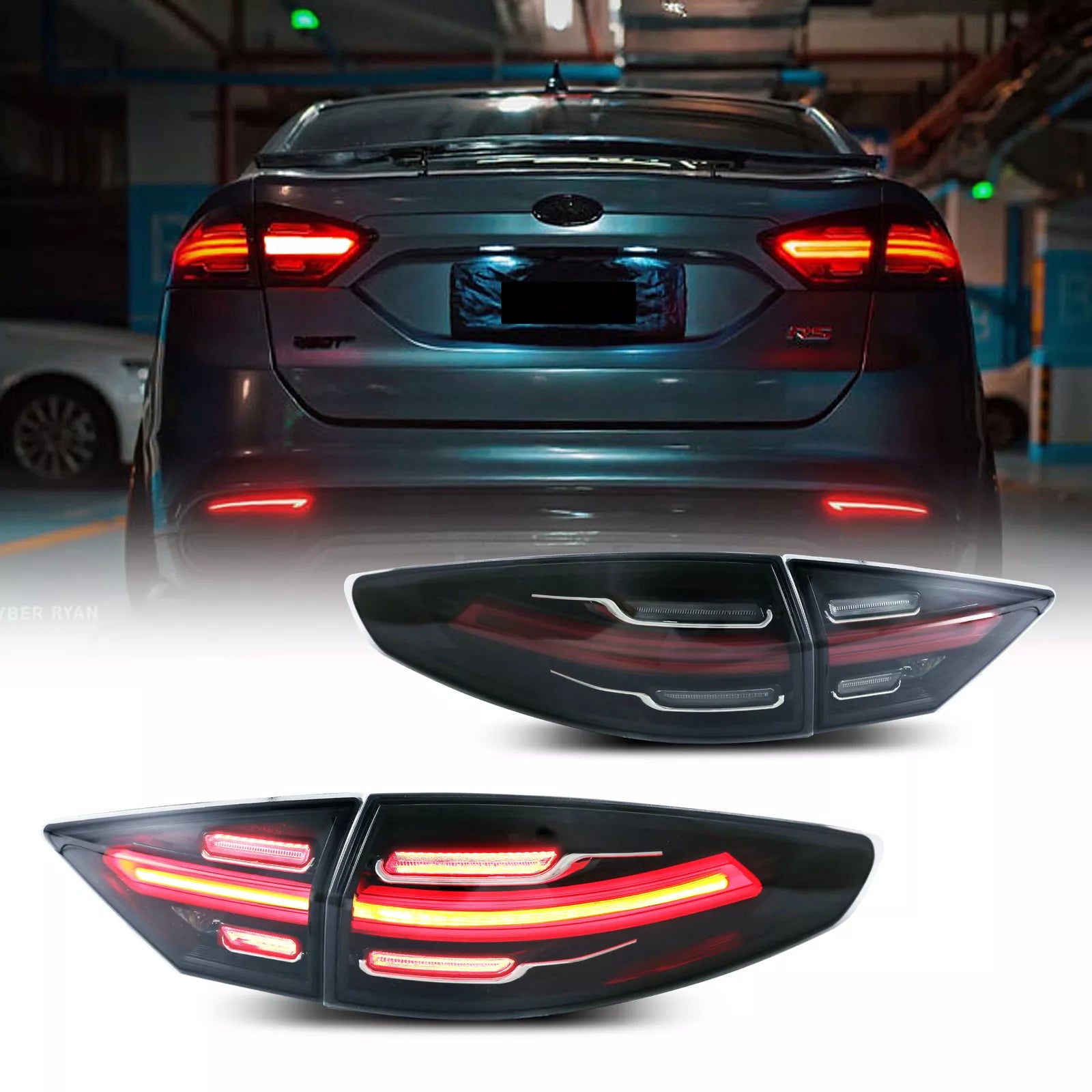 JDMax Rear Trunk Cargo Tray Liner – Fits Ford Fusion 2013-2020, Black