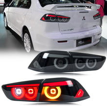 Load image into Gallery viewer, inginuity time LED JDM Tail Lights for Mitsubishi Lancer 2009-2021 EVO X Start-up Animation Sequential Turn Signal Rear Lamps Assembly