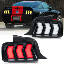 Load image into Gallery viewer, inginuity time LED S650 Tail Lights for Ford Mustang S-197 5th Gen 2005-2009 Start-up Animation Seqential Turn Signal Rear Lamps Assembly