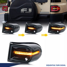 Cargar imagen en el visor de la galería, inginuity time LED Tail Lights for Toyota FJ Cruiser 2007-2020 Start-up Animation Sequential Turn Signal Rear Lamps Assembly