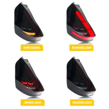 Load image into Gallery viewer, inginuity time LED Tail Lights for Ford Fiesta Hatchback SE ST 2011-2019 Sequential Start-up Animation Rear Lamps Assembly