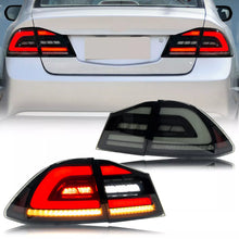 Cargar imagen en el visor de la galería, inginuity time LED Tail Lights for Honda Civic FD1 FD2 FD3 Type-R 8th Gen 2006-2011 Start-up Animation Sequential Turn Signal Rear Lamps Assembly