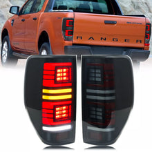 Load image into Gallery viewer, inginuity time LED Tail Lights for Ford Ranger T7 PX MK1 MK2 2012-2021 Start-up Animation Sequential Turn Signal Rear Lamps Assembly
