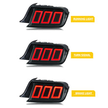Load image into Gallery viewer, inginuity time LED Tail Lights for Ford Mustang 2015-2022 6th Gen S550 GT Start-up Animation Sequential Turn Signal Rear Lamps