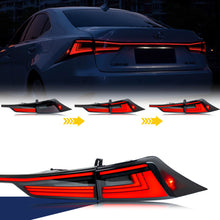 Load image into Gallery viewer, inginuity time LED Tail Lights with Trunk Lamp for Lexus 2014 2015 IS250 2016 2017 IS200t 2016-2020 IS300 2014-2020 IS350 Start Up Animation Sequential Facelift Lamps