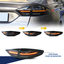 Cargar imagen en el visor de la galería, inginuity time LED Porsche Tail Lights For Ford Fusion 2013-2020 Start-up Animation Sequential Turn Signal Rear Lamps Assembly