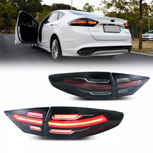 Cargar imagen en el visor de la galería, inginuity time LED Porsche Tail Lights For Ford Fusion 2013-2020 Start-up Animation Sequential Turn Signal Rear Lamps Assembly