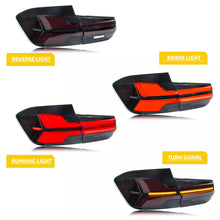 Load image into Gallery viewer, inginuity time LED G05 Tail Lights for BMW 3-Series F30 F80 M3 320i 328i 330i 335i 2013-2018 Black Rear Lamps Assembly