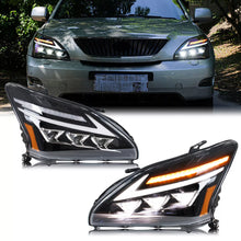 Load image into Gallery viewer, inginuity time LED Headlights for Lexus RX330 RX350 RX400h 2005-2009 Start-up Animation Sequential Turn Signal Front Lamps Assembly