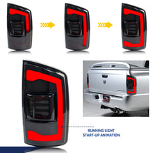 Load image into Gallery viewer, inginuity time LED 2019+ Tail Lights for Dodge Ram 3rd Gen 2002 2003 2004 2005 Sequential Signal Start-up Animation Rear Lamps Assembly