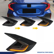 Load image into Gallery viewer, inginuity time LED Tail Lights for Honda Civic Sedan 2016-2021 10th Gen Start-up Animation Sequential Turn Signal Rear Lamps Assembly
