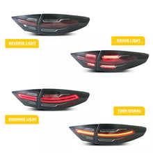 Cargar imagen en el visor de la galería, inginuity time LED Porsche Tail Lights For Ford Fusion 2013-2020 Start-up Animation Sequential Turn Signal Rear Lamps Assembly
