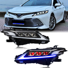 Load image into Gallery viewer, inginuity time LED Headlights for Toyota Camry 8Th Gen 2018-2023 Red Demon Eyes Sequential Start-up Animation Front Lamp
